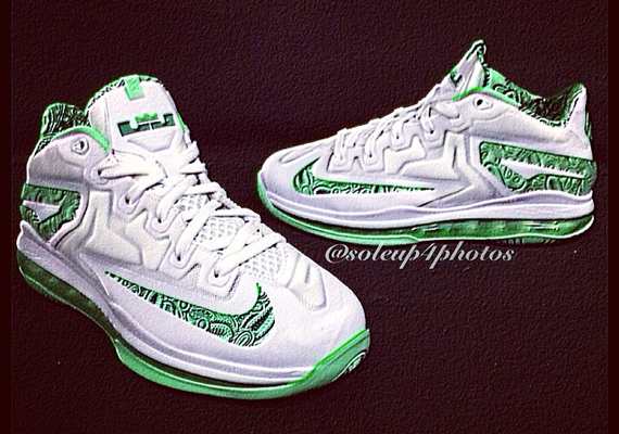 Nike,LeBron,11,Low,GS,实物曝光 LBJ11 LOW LeBron 11 Low GS "SVSM" 实物曝光