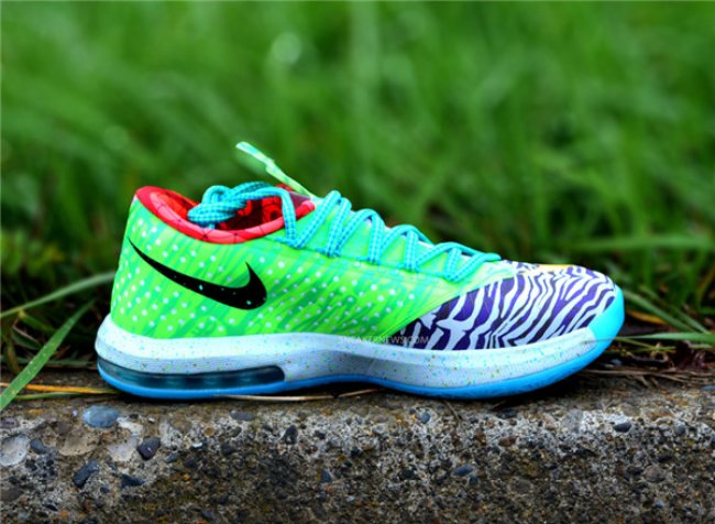 球鞋资讯,球鞋新闻,时尚杂 669809-500 KD6 "What The KD" 实物图赏