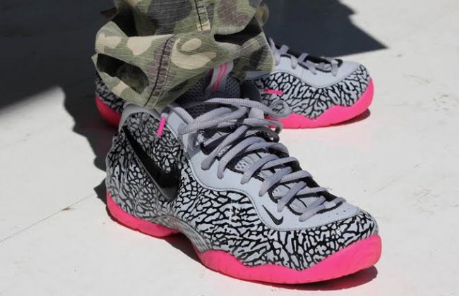 Nike,Air,Foamposite,Pro,爆裂纹  Nike Air Foamposite Pro 全爆裂纹配色上脚图赏