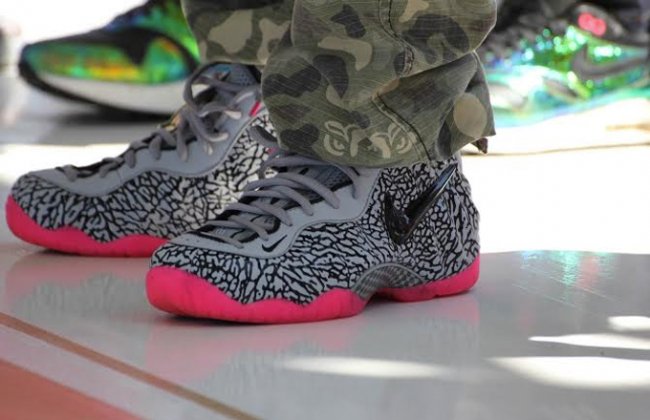 Nike,Air,Foamposite,Pro,爆裂纹  Nike Air Foamposite Pro 全爆裂纹配色上脚图赏