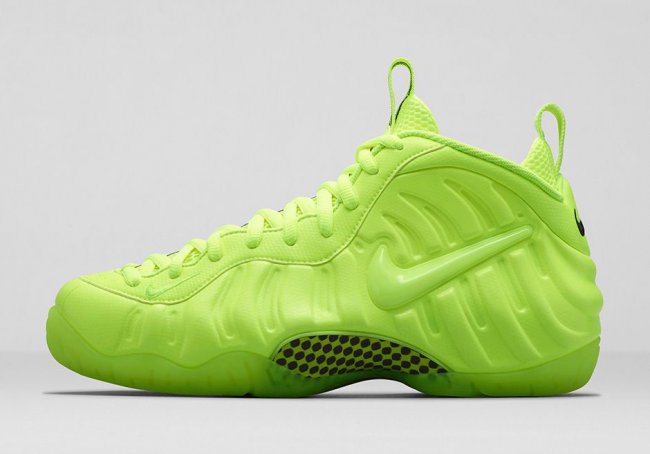 Nike,Air,Foamposite,Pro,荧光色 624041-700 Nike Air Foamposite Pro "Volt" 官方发售信息