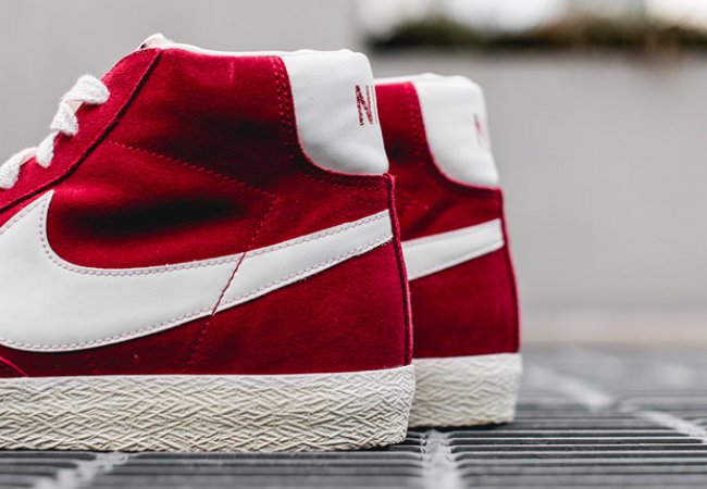 Nike,Blazer,Mid,Premium,Vintag  Nike Blazer Mid Premium Vintage 校园红登场