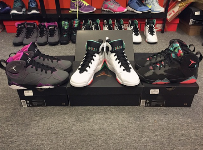 Air,Jordan,7,Retro,火星人马文 705350-007AJ7 Air Jordan 7 火星人马文配色实物曝光