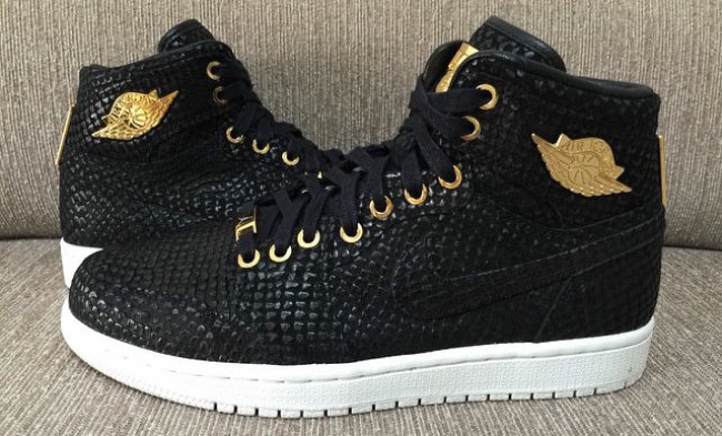 Air,Jordan,1,黑白/金色巅峰系 AJ1 Air Jordan 1 “Brooklyn” 全明星配色实物图赏