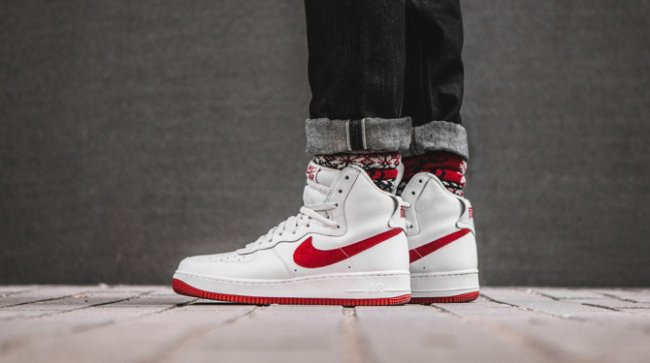 Nike,Air,Force,1,High,NaiKe/耐克 AF1 Nike Air Force 1 High “NAI KE” 上脚实拍