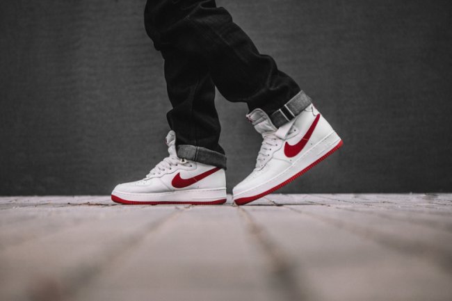 Nike,Air,Force,1,High,NaiKe/耐克 AF1 Nike Air Force 1 High “NAI KE” 上脚实拍