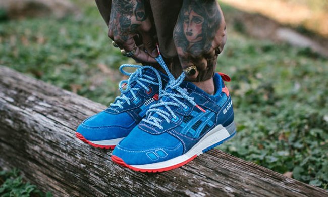 球鞋资讯,球鞋新闻,时尚杂  mita sneakers x Asics Gel Lyte 3 上脚实拍