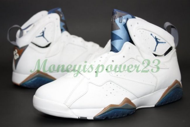 Air,Jordan,7,法国蓝/汉密尔顿 AJ7 Air Jordan 7 PE “Hamilton” 实物图赏