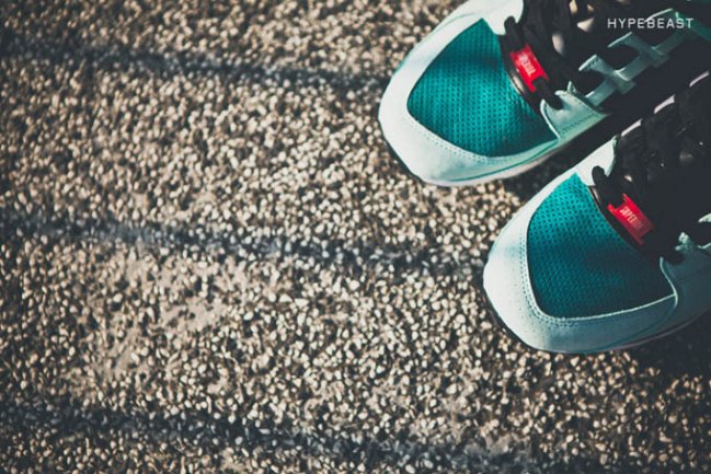 球鞋资讯,球鞋新闻,时尚杂  BAIT x adidas Originals EQT Running Support 上脚实拍