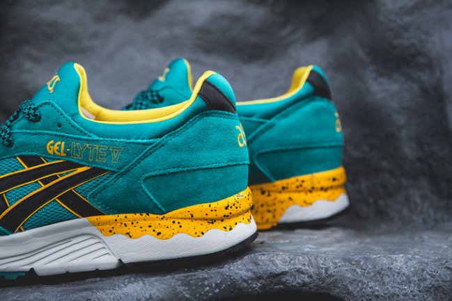 球鞋资讯,球鞋新闻,时尚杂  Asics Gel Lyte V 水绿黄新色登场