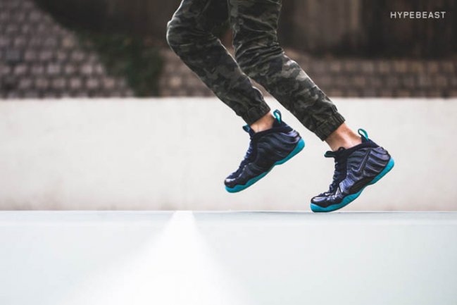 球鞋资讯,球鞋新闻,时尚杂 624041-402 Nike Air Foamposite Pro 黑曜石上脚实拍