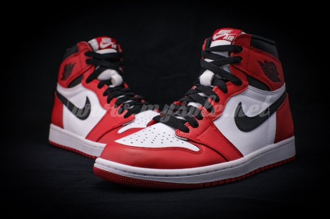 Air,Jordan,1,Retro,High,OG,201 555088-101AJ1白黑红 Air Jordan 1 High OG "Chicago" 公牛配色高清图赏