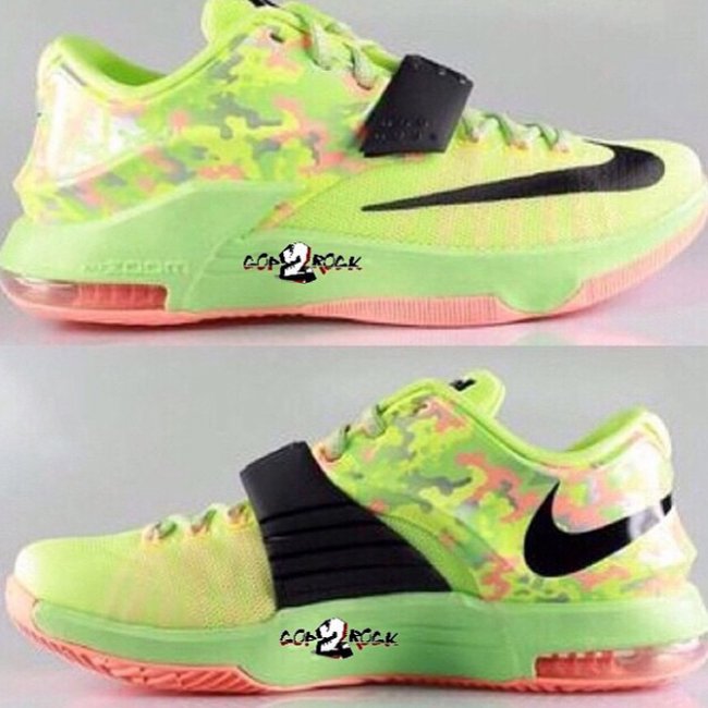Nike,KD,7,复活节别注,实物曝 653996-030 KD7 “Easter” 复活节配色亮相