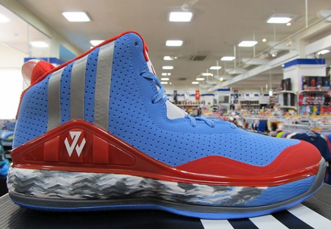 adidas,J,Wall,1,幸运蓝/绯红 约翰沃尔 adidas J Wall 1 蓝红灰即将发售