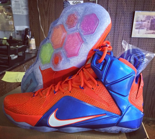 Nike,LeBron,12,佛罗里达大学 LBJ12 LeBron 12 PE 佛罗里达短吻鳄队双色曝光