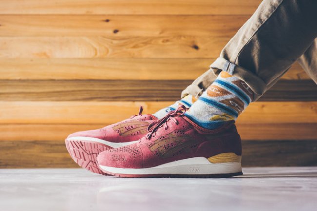 球鞋资讯,球鞋新闻,时尚杂  Asics Gel Lyte 3 EVO "Laser" 上脚实拍