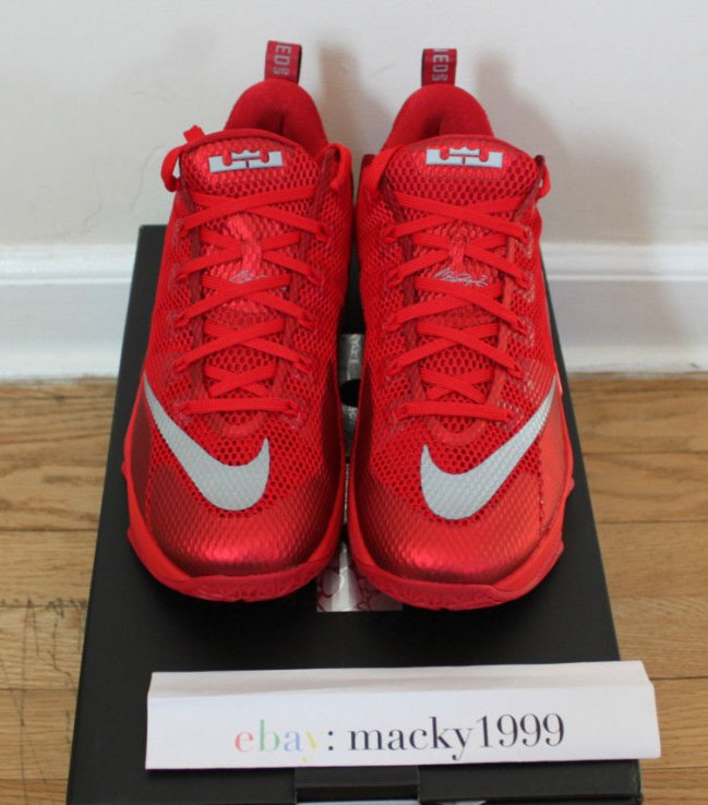 Nike,LeBron,12,Low,纯红,现已发 724557-616LBJ12 LeBron 12 Low 纯红配色即将发售