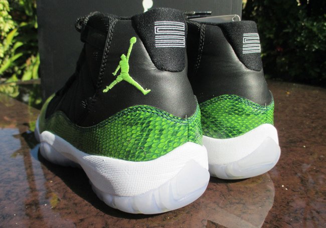 Air,Jordan,11,绿色蛇纹,样品 AJ11 Air Jordan 11 "Snakeskin" 中帮版本样品曝光