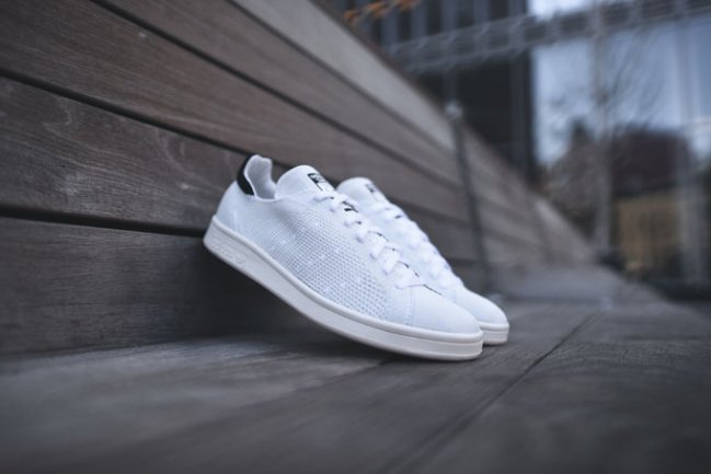 球鞋资讯,球鞋新闻,时尚杂  adidas Consortium Primeknit Stan Smith 黑白近赏
