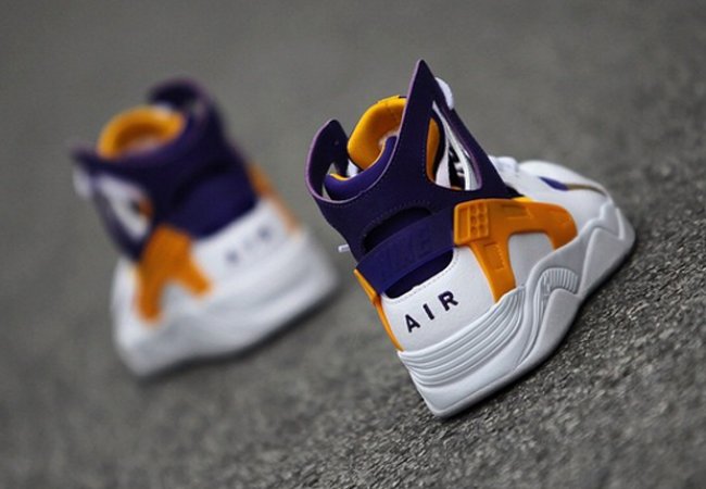 Nike,Air,Flight,Huarache,湖人配  Nike Air Flight Huarache 湖人配色即将发售