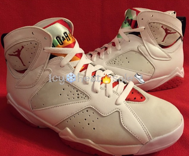球鞋资讯,球鞋新闻,时尚杂 304775-125AJ7 Air Jordan 7 “Hare” 2015 版清晰实物再亮相