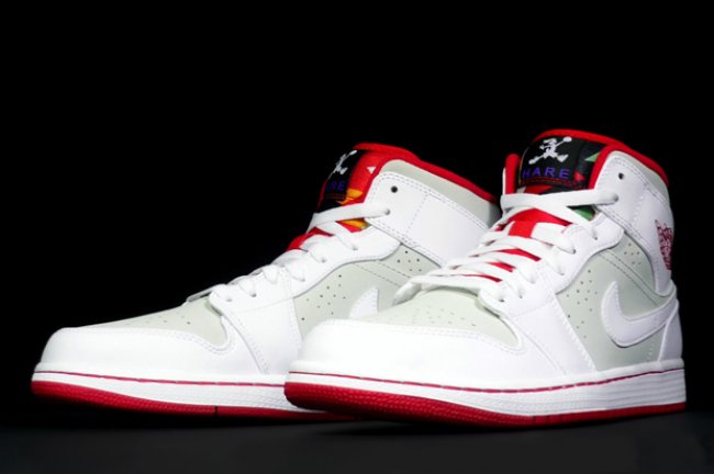 Air,Jordan,1,Mid,“Hare”,兔八 AJ1 Air Jordan 1 Mid “Hare” 兔八哥配色本周发售提醒