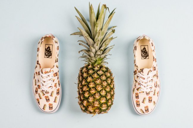Vans,Authentic,Pineapple,White  VANS Authentic Pineapple White 骷髅菠萝即将发售