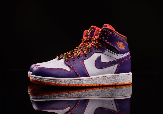 Air,Jordan,1,GS,“Tasmanian,De 705300-507 大嘴怪配色 Air Jordan 1 GS “Tasmanian Devil” 登场