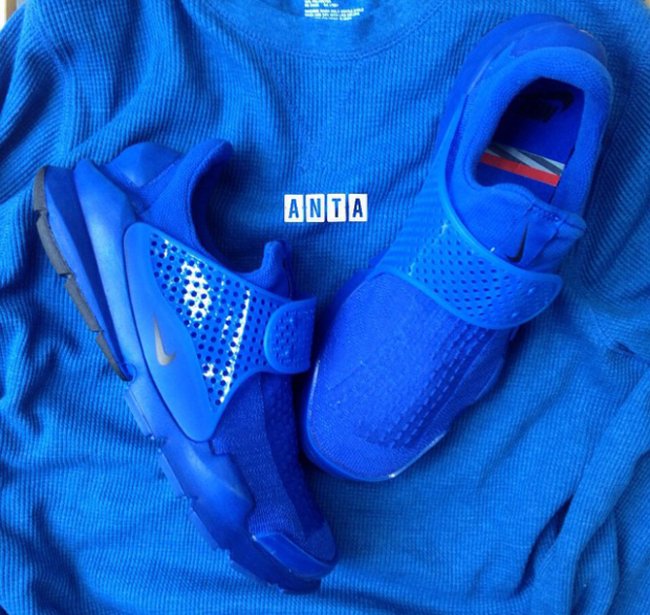 Nike,Sock,Dart,纯蓝色,实物曝  Nike Sock Dart 纯蓝曝光
