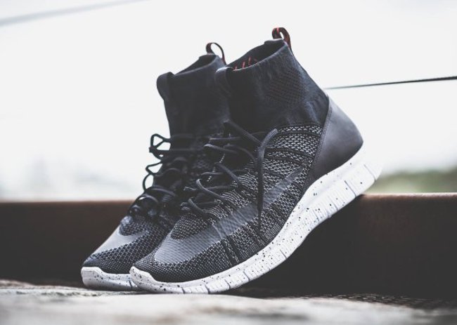 Nike,Free,Mercurial,Superfly,黑  Nike Free Mercurial Superfly 黑橙配色上脚实拍