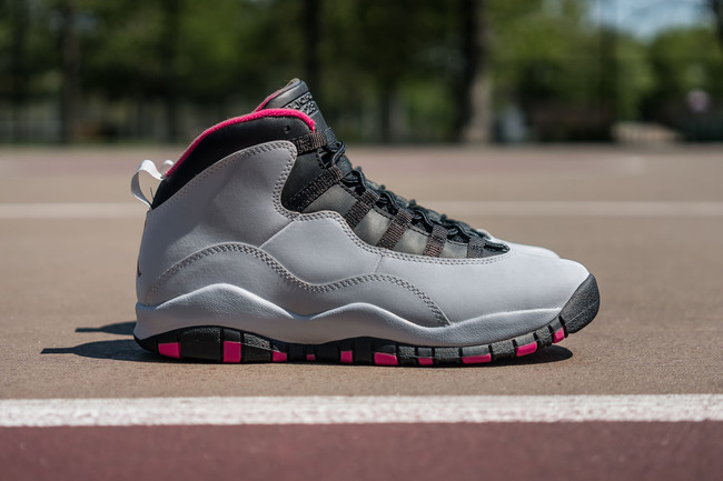 487211-008,AJ10,Air Jordan 10 487211-008AJ10 甜美新品，Air Jordan 10 GS “Vivid Pink” 实物图赏