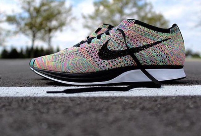 526628-004,Flyknit Racer,Nike 526628-004中国发售 明日发售提醒：Nike Flyknit Racer “Rainbow”