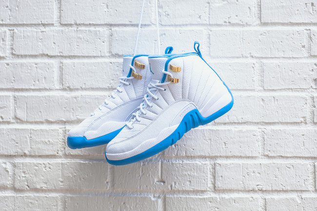510815-127,AJ12,Air Jordan 12 510815-127AJ12 女生专属北卡蓝 Air Jordan 12 GS 美图近赏