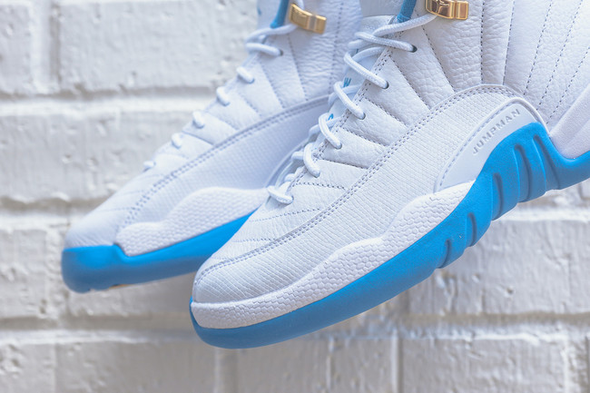 510815-127,AJ12,Air Jordan 12 510815-127AJ12 女生专属北卡蓝 Air Jordan 12 GS 美图近赏