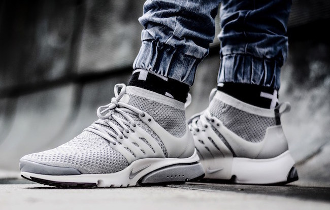 Air Presto Ultra Flyknit,Air P  狼灰 Nike Air Presto Ultra Flyknit “Wolf Grey” 上脚实拍