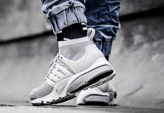 Air Presto Ultra Flyknit,Air P  狼灰 Nike Air Presto Ultra Flyknit “Wolf Grey” 上脚实拍