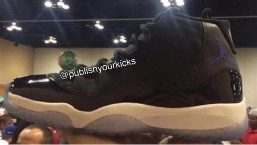 378037-041,AJ11,Air Jordan 11 378037-041AJ11 后跟 45？新款 Air Jordan 11 “Space Jam” 更多细节图片曝光