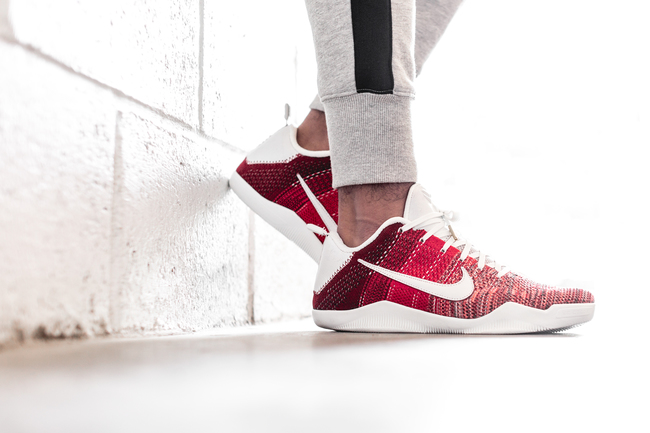 824463-606,Kobe 11,科比11代 824463-606 无法替代的精致！Kobe 11 Elite Low 4KB “Red Horse” 上脚实拍
