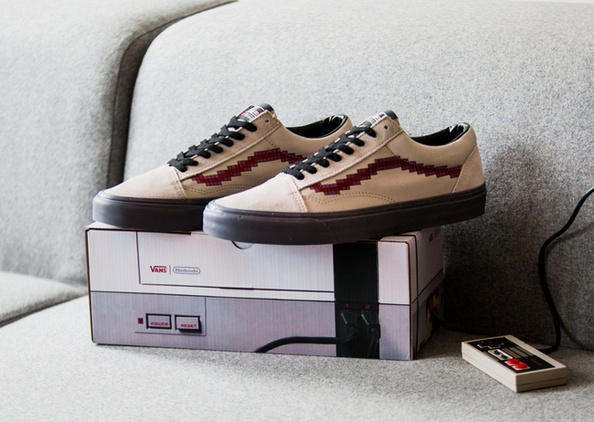 VANS,Sk8-Hi  Nintendo x Vans 任天堂联名实物细节展示