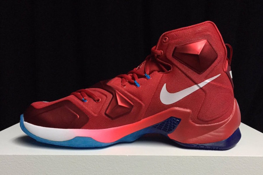 LBJ13,LeBron 13,Nike LBJ13 鲜艳全红！Nike LeBron 13 “USA” 正式现身