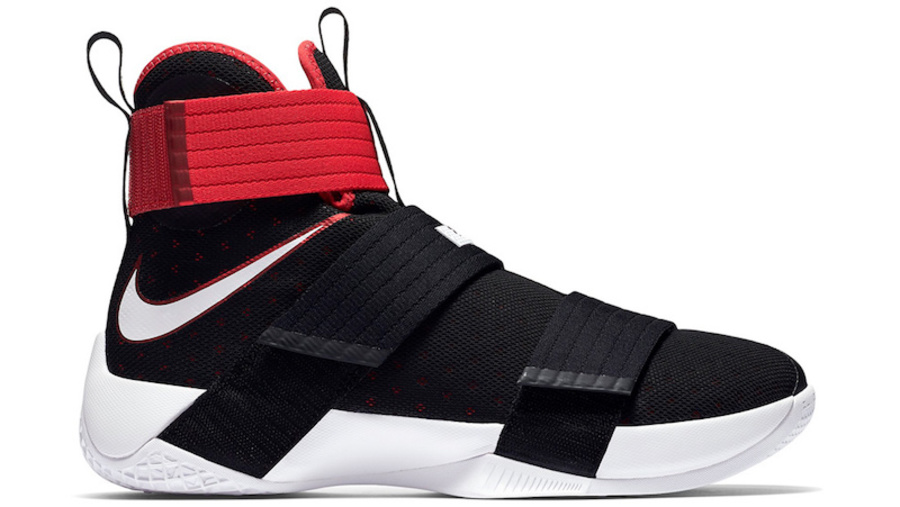 844374-016,Soldier 10,士兵10代 844374-016 经典黑红配色降临 Nike LeBron Soldier 10 士兵十代