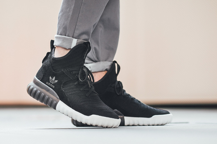 S80128,Tubular X,adidas  简约低调，adidas Tubular X Primeknit “Core Black” 新色登场