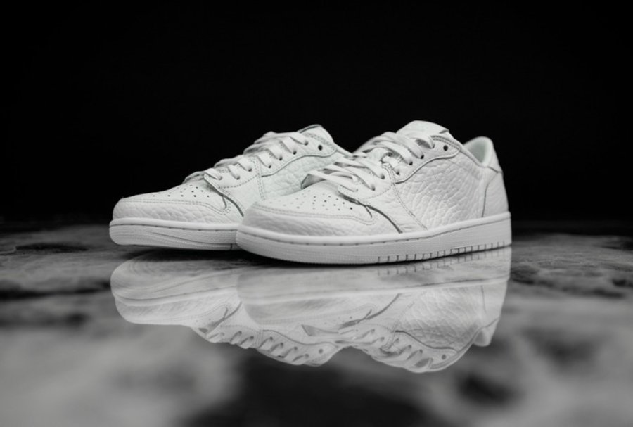 AJ1,Air Jordan 1 AJ1 小白鞋终于来了！Air Jordan 1 Low NS “Whiteout” 亮相