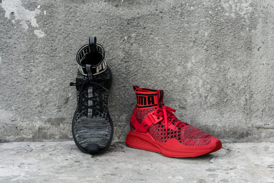 Ignite evoKNIT,Puma  彪马的袜子鞋！Puma Ignite evoKNIT 带来黑红双色