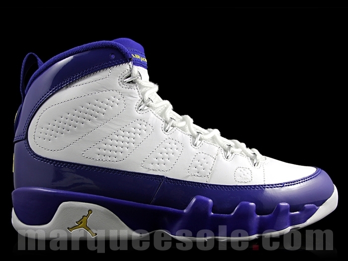 302370-121,AJ9,Air Jordan 9 302370-121AJ9 Air Jordan 9 “Lakers” 湖人配色清晰图赏