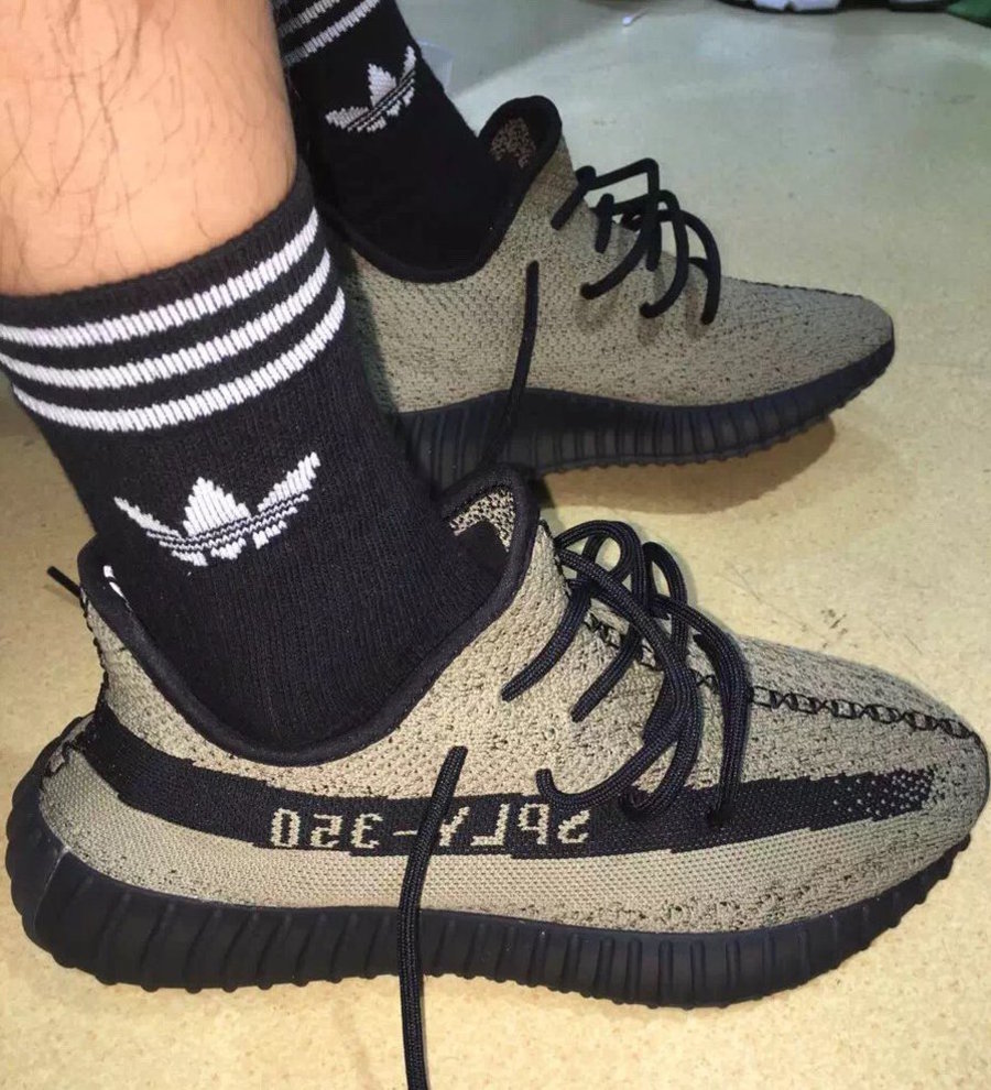 Yeezy 350 Boost,Yeezy Boost  绿黑配色 Yeezy 350 Boost V2 更多图片曝光