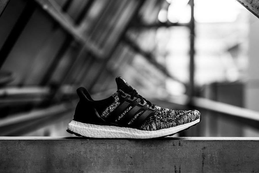 Ultra Boost,adidas,adidas Ultr  黑白交汇，Reigning Champ x Ultra Boost 联名鞋款亮相