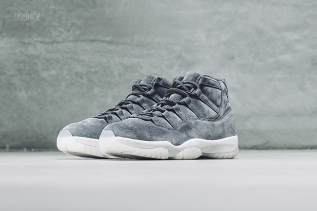 914433-003,AJ11,Air Jordan 11 914433-003 AJ11 质感逆天！Air Jordan 11 PRM “Grey Suede”美图近赏