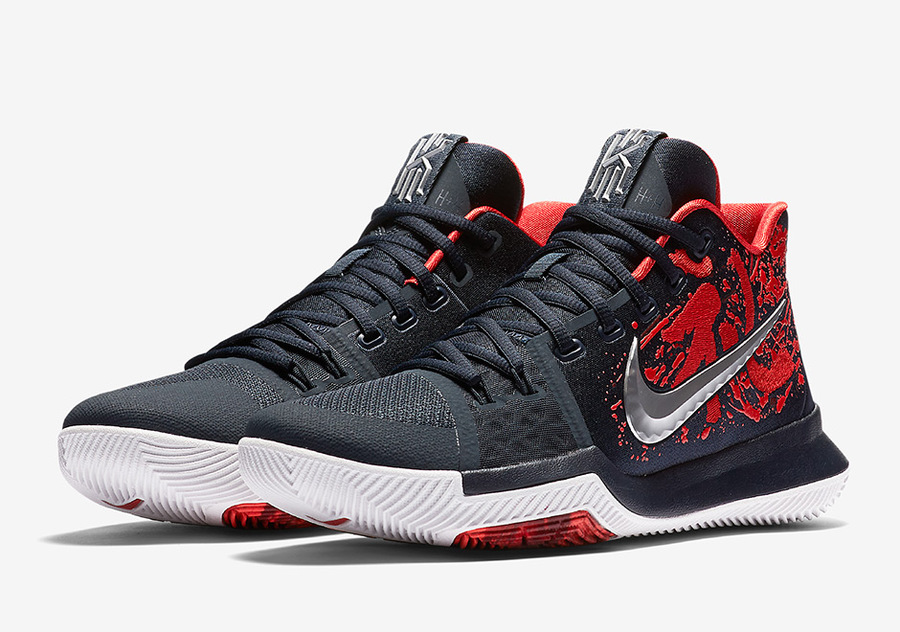 852395-900,Kyrie 3,Nike 852395-900 没买到没关系！Kyrie 3 “Samurai” 将在 1 月再次发售！