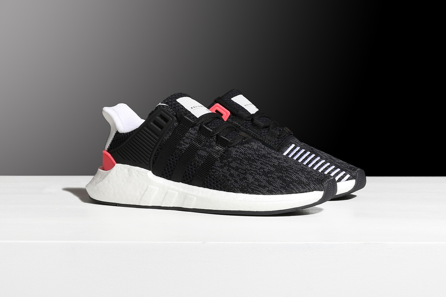 EQT,adidas  adidas EQT 迎来 Boost 升级，黑粉配色人气极高